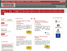 Tablet Screenshot of formacionyeducacion.com